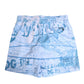 Dolce & Gabbana Blue World Map Polyester Elastic Waistband Swimwear
