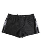Dolce & Gabbana Black Nylon KING Sideband Men Boxer Shorts Swimwear