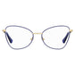 Moschino Blue Metal Frames