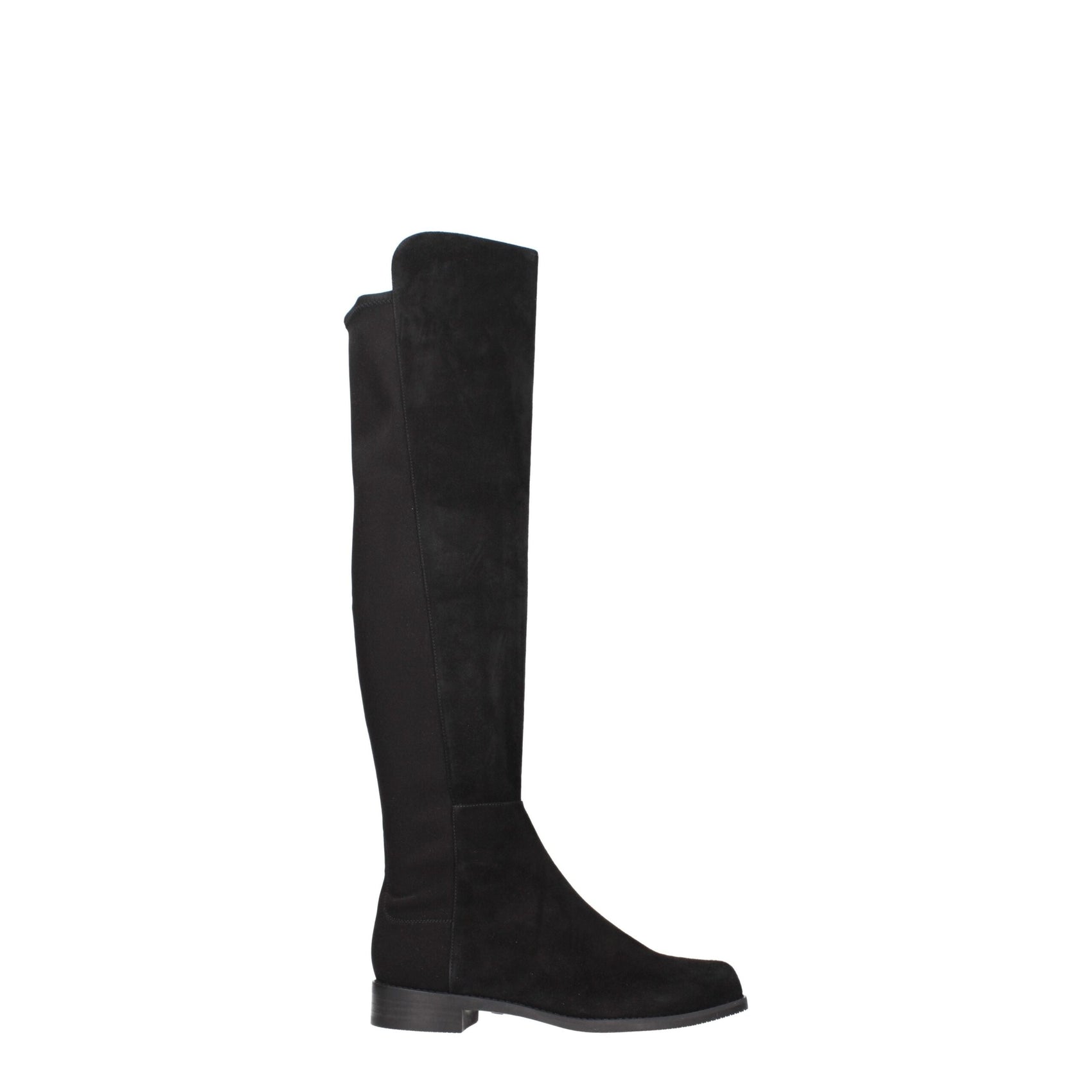 Stuart Weitzman Black Leather Over The Knee
