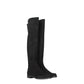 Stuart Weitzman Black Leather Over The Knee