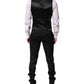 Dolce & Gabbana Black 3 Piece Brocade Jacquard Suit MARTINI