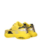 Versace Yellow Fabric Athletic Sneakers
