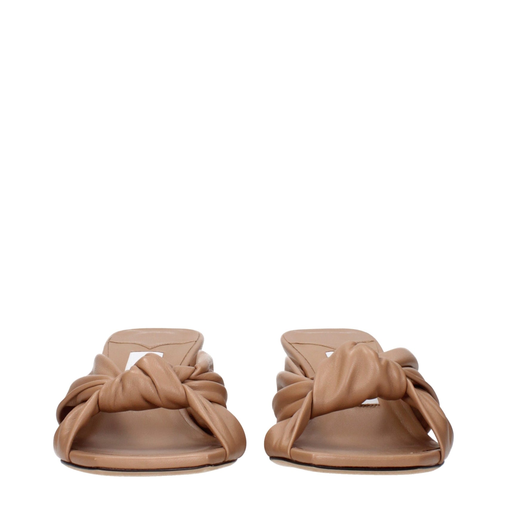 Jimmy Choo Beige Leather Sandals