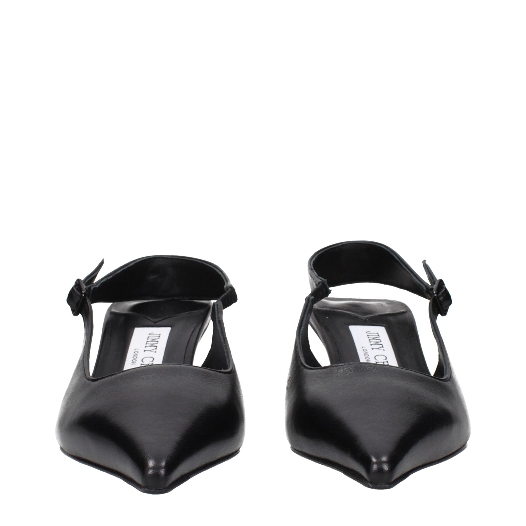 Jimmy Choo Black Leather Sandals