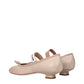 Miu Miu Pink Leather Ballet Flats