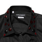 Dolce & Gabbana Black Cotton Embellished Collar Men’s Shirt