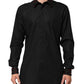 Dolce & Gabbana Black Cotton Embellished Collar Men’s Shirt