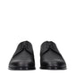 Prada Black Leather Oxfords And Derbies