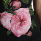 Dolce & Gabbana Black Floral Viscose Round Neck Tank Top