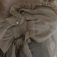 Dolce & Gabbana Gold Ascot Collar Ruffles Blouse Top