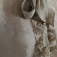 Dolce & Gabbana Gold Ascot Collar Ruffles Blouse Top