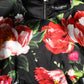 Dolce & Gabbana Black Floral Fiori Pittorici Mini Bodycon Dress
