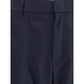 Brioni Blue Wool Casual Pants
