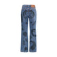 Etro Flower and bee print flare Jeans