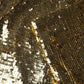 Dolce & Gabbana Gold Sequin Long Sleeve Mini Dress