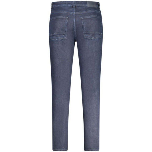 Hugo Boss Blue Cotton Men Jeans
