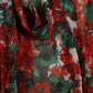 Dolce & Gabbana Multicolor Floral Silk Collar Blouse