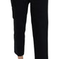 Pantaloni eleganti in cotone nero