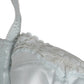 Dolce & Gabbana Light Blue Silk Semi-Padded Balconette Underwear