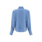 Crida Milano Light Blue Silk Shirt