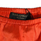 Dolce & Gabbana Red Silk Satin Lace Shorts Underwear