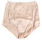 Dolce & Gabbana Beige Rosato Silk Satin High Waist Underwear