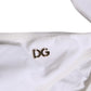 Dolce & Gabbana White Side Tie Logo Bikini Bottom Underwear