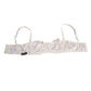 Dolce & Gabbana White Silk Satin Balconnet Lingerie Bra Underwear