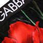 Dolce & Gabbana Black Floral Print High Waist Sheer Mesh Underwear
