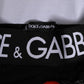 Dolce & Gabbana Black Floral Print High Waist Sheer Mesh Underwear