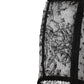Dolce & Gabbana Black Sheer Polka Dot Lace High Waist Underwear