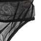 Dolce & Gabbana Black Sheer Mesh Lace Bikini Briefs Underwear