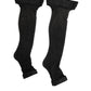 Dolce & Gabbana Black Sheer Nylon Logo Band Over-the-Knee Stocking Socks