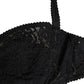 Dolce & Gabbana Black Lace Underwire Bra Lingerie Underwear