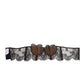Dolce & Gabbana Black Floral Lace Strapless Bustier Underwear