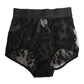Dolce & Gabbana High Waist Briefs Black Floral Lace  Underwear