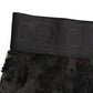 Dolce & Gabbana High Waist Briefs Black Floral Lace  Underwear