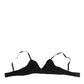 Dolce & Gabbana Black Lace Triangle Bralette Wireless Underwear