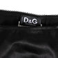 Dolce & Gabbana Black Satin Stretch Slip Brief Women Underwear