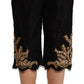 Dolce & Gabbana Black Lace Gold Baroque SPECIAL PIECE Shorts