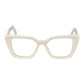 GCDS White Women Optical Frames