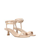 Stuart Weitzman Beige Leather Stiletto Heel Sandals