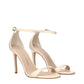 Stuart Weitzman Beige Leather Stiletto Heel Sandals