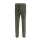 Cruna Green Cotton Casual Pants