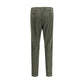 Cruna Green Cotton Casual Pants