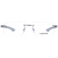 Longines Silver Men Optical Frames