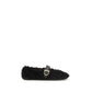 Ferragamo Gancini-embellished Ballerinas