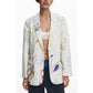 Desigual White Polyester Jackets & Coat