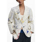 Desigual White Polyester Jackets & Coat